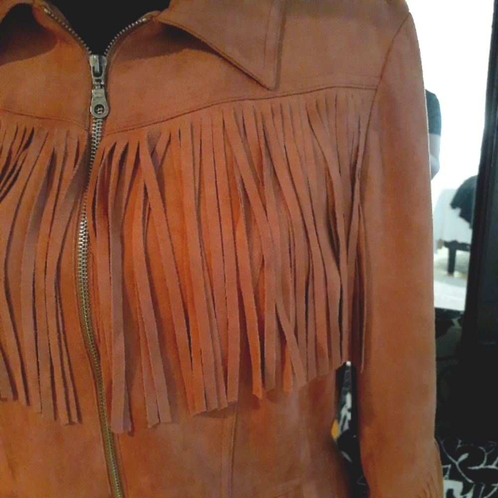 Faux Suede jacket #Yellowstone